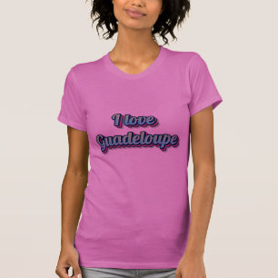 T-Shirt Guadeloupe Femme Rose   Tee