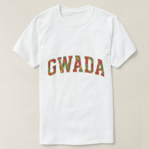 T-Shirt Guadeloupe Gwada Wit Tee