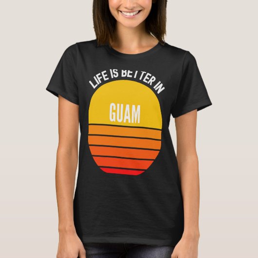 T-shirt Guam à Guam (Devant)