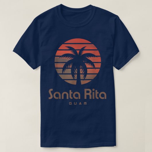 T-shirt Guam Père Noël Rita (Design devant)