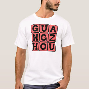 T-shirt Guangzhou, Canton, Ville en Chine