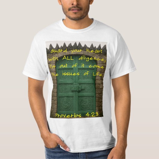 T-shirt Guard Your Heart (JADED Gate) (Devant)
