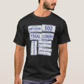 T-shirt Guatemala Chapin 502 Antigua Tikal Atitlan Coban Q (Devant)