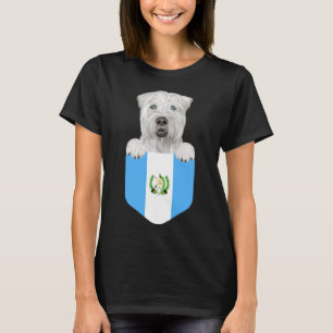 T-shirt Guatemala Drapeau doux à l'entrée de Terrier Chien