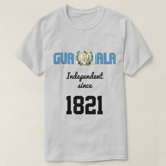 T-shirt Guatemala Fête de l'Indépendance (Design devant)