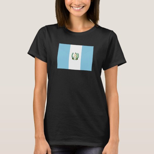 T-shirt Guatemala Flag Chapin Quetzal Antigua Tikal Peten (Devant)
