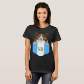 T-shirt Guatemala Flag Collie Dog In Pocket (Devant entier)