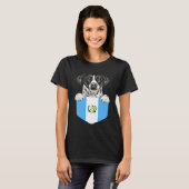 T-shirt Guatemala Flag Pointer Dog In Pocket (Devant entier)