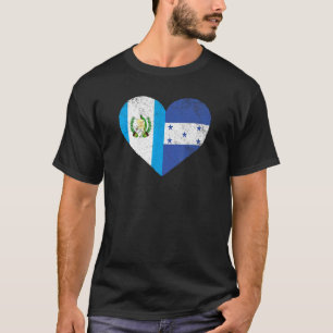 T-shirt Guatemala Honduras Drapeau Amour Guatemala Hondura