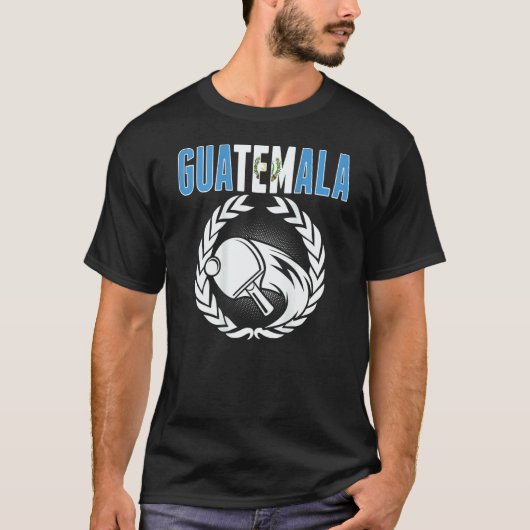 T-shirt Guatemala Ping Pong  Guatemalan Table Tennis Suppo (Devant)