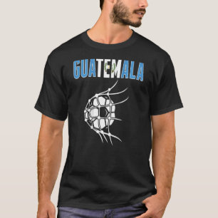 T-shirt Guatémala Soccer Ball In Net Soutien F guatémaltèq