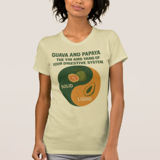 T-shirt Guava et Papaya : Le Yin et le Yang de la digestio