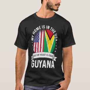 T-shirt Guayanais Patriot Américain Cultivé Fier Accueil U