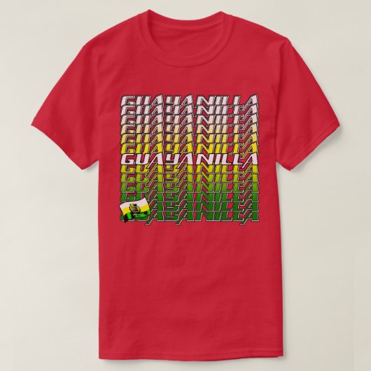 T-shirt Guayanilla Cascade texte 3 (Design devant)