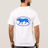 T-shirt Guépard bleu (Dos)