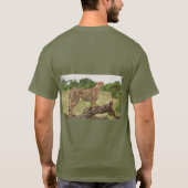 T-shirt Guépard en Afrique (Dos)