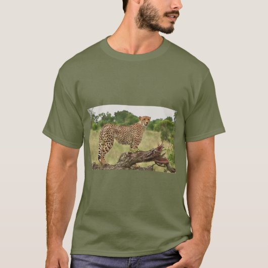 T-shirt Guépard en Afrique (Devant)