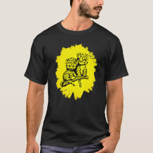 T-shirt Guépard Motif Prédateur Chat Animal Guépards