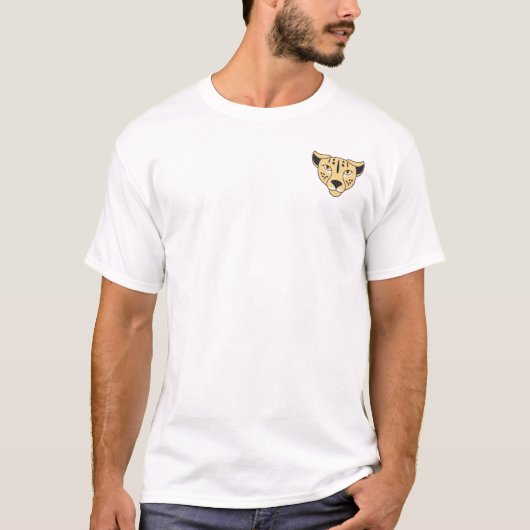 T-shirt Guépard passant le lévrier (Devant)