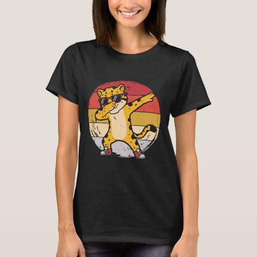 T-shirt Guépard qui dab (Devant)
