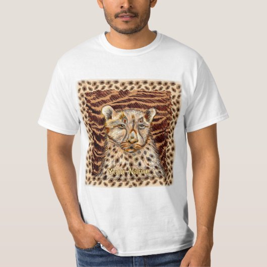 T-shirt Guépard rapide (Devant)