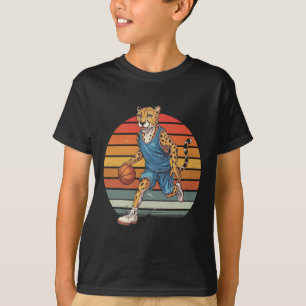 T-shirt Guépard vintage jouant esquisse Amoureux des guépa