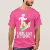 T-shirt Guérir des vies, une étape par jour (Devant)