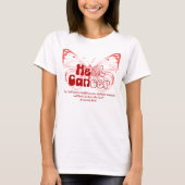 T-shirt Guérir le cancer papillon Jeremiah 3017 Citation (Devant)