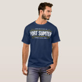 T-shirt Guerre Civile Bataille De Fort Sumter (Devant entier)