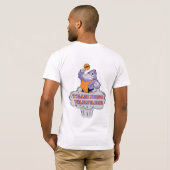 T-SHIRT GUERRE DE DISQUE D'ÉQUIPE (Dos entier)