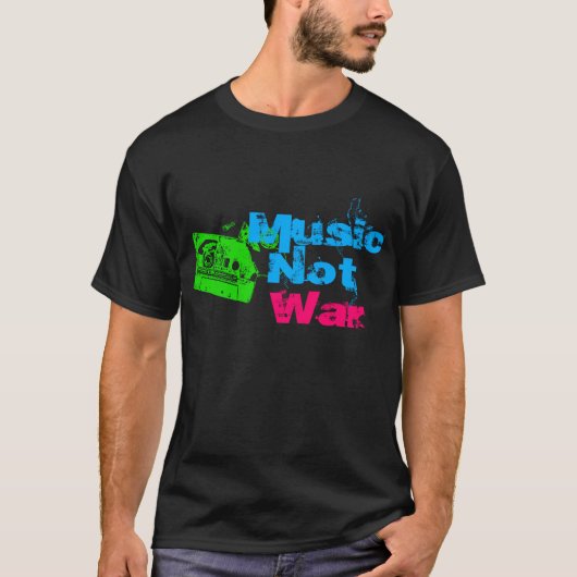 T-shirt Guerre de musique pas (Devant)