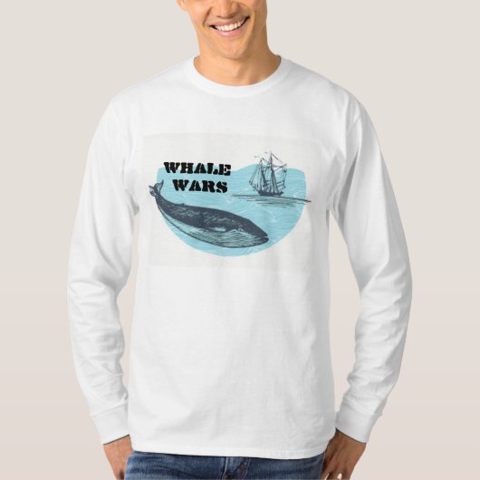 T-shirt guerre des baleines (Devant)