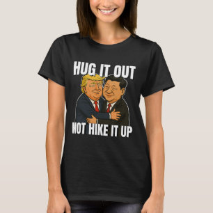 T-shirt Guerre des droits de douane drôle Trump accabler X