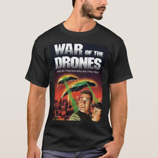 T-shirt Guerre des drones (Devant)