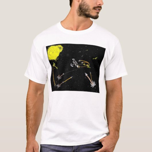 T-shirt Guerres de guitare (Devant)