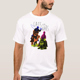 T-shirt Guerres de victoire de chats.  La vérité épique