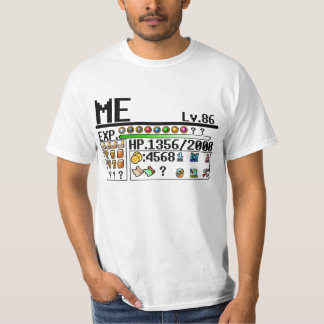 T-shirt guerrier à 8 bits