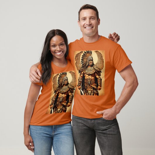 T-shirt Guerrier Aigle Aztèque - Tatouage Infini (Unisexe)