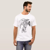 T-shirt guerrier ange (Devant entier)