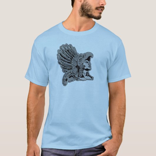 T-shirt guerrier aztèque (Devant)