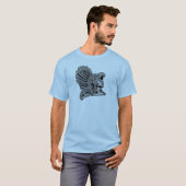 T-shirt guerrier aztèque (Devant entier)