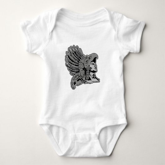 T-shirt guerrier aztèque (Devant)