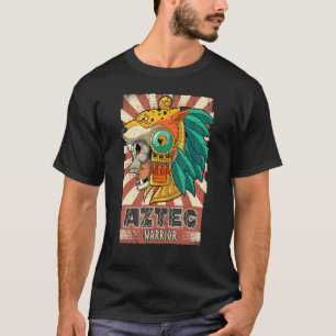 T-shirt Guerrier Aztèque Mexicain