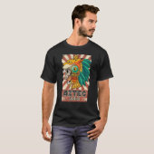 T-shirt Guerrier aztèque mexicain (Devant entier)