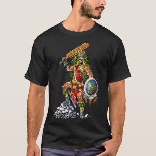 T-shirt Guerrier crâne aztèque