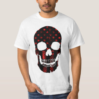 T-shirt Guerrier Crâne USA