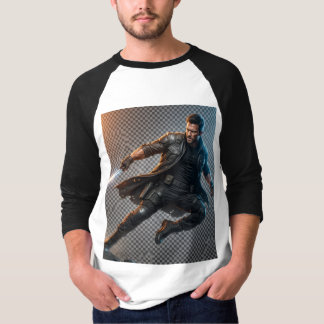 T-shirt Guerrier d'action épique