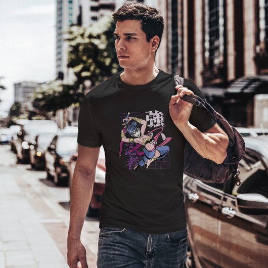 T-shirt Guerrier d'Anime Samurai