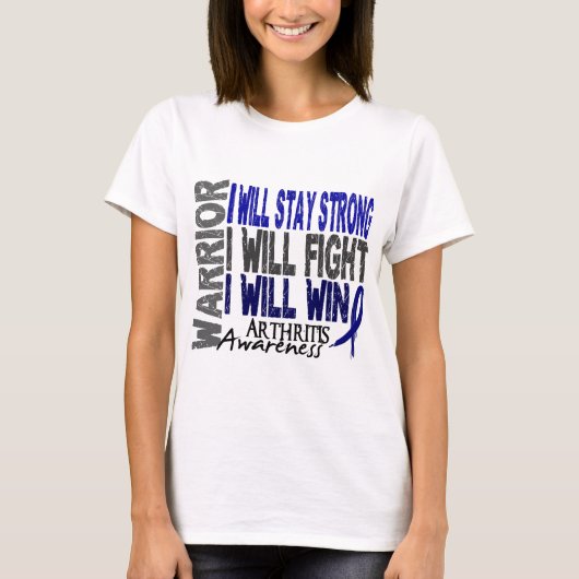 T-shirt Guerrier d'arthrite (Devant)