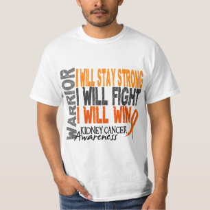 T-shirt Guerrier de Cancer de rein